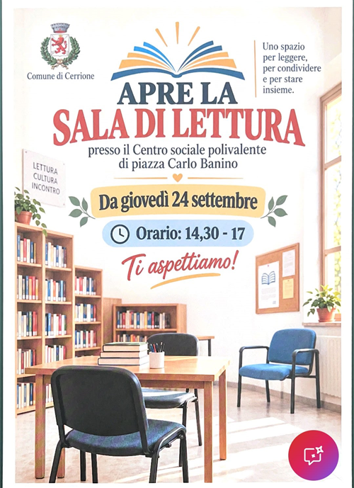 Apre la sala di lettura