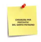 Chiusura uffici per festa patronale