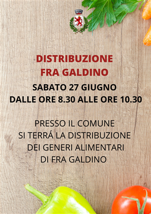 Distribuzione FRA GALDINO